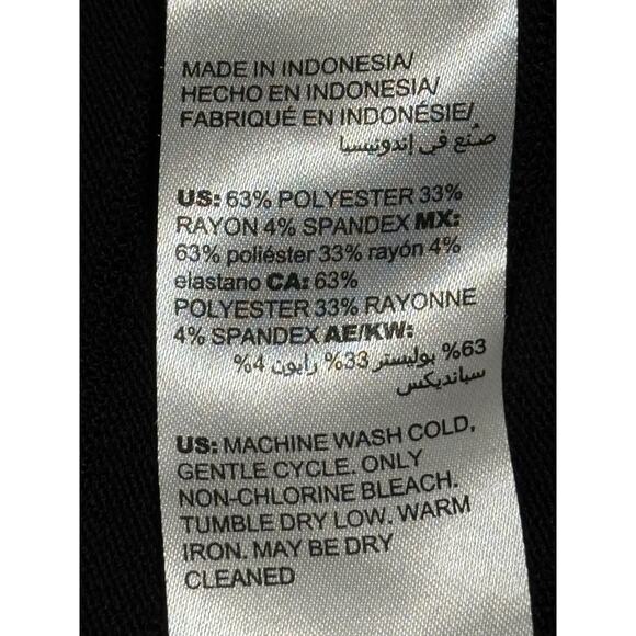 Chico's Black Tie-Waist Top, Size 0 - Picture 6 of 7